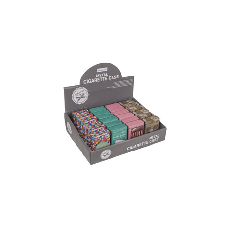 Ootb cigarette box metal 10x7cm
