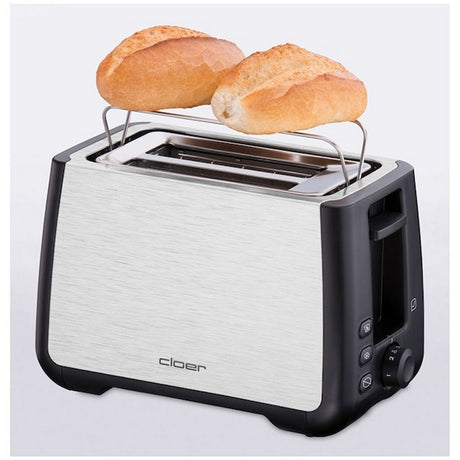Cloer 3569 king size toaster stainless steel black
