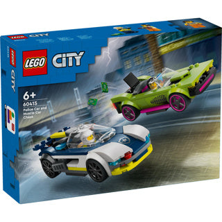 Lego police car and high speed car chase - 60415