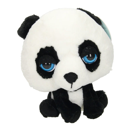 Mielas žaislas didelė galva pliušinė panda, 21cm