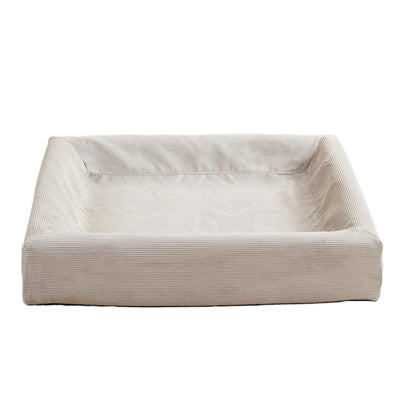 Bia seng ribbebelegg hundeseng sand