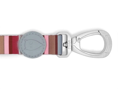 Morso dog leash recycled skyline red pink
