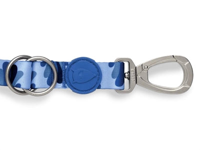 Trela para cães Morso ajustável reciclada splash azul