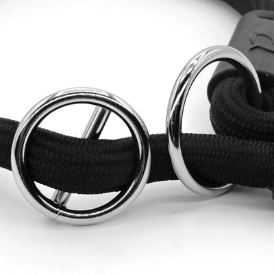 Morso collier pour chien demi-slip corde souple recyclé noir noir