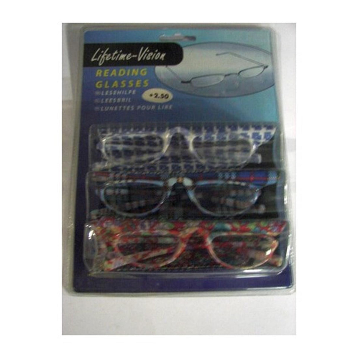 Lifetime set of reading glasses with case. Set of reading glasses with case