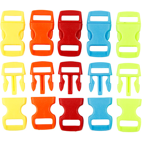 Creativ company https: www.cchobby.nl click-closure-l-29-mm-b-15-mm-hole size-3x11-mm-various-colors-100-piece-1-box
