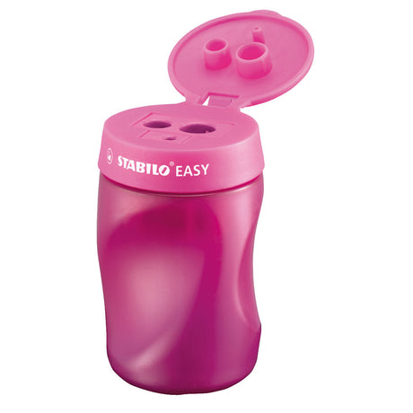 Stabilo easysharpener - 3-in-1 pencil sharpener - right - pink