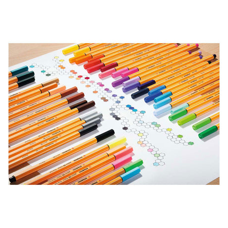 Stabilo point 88 - fineliner - red chalk (88 38)