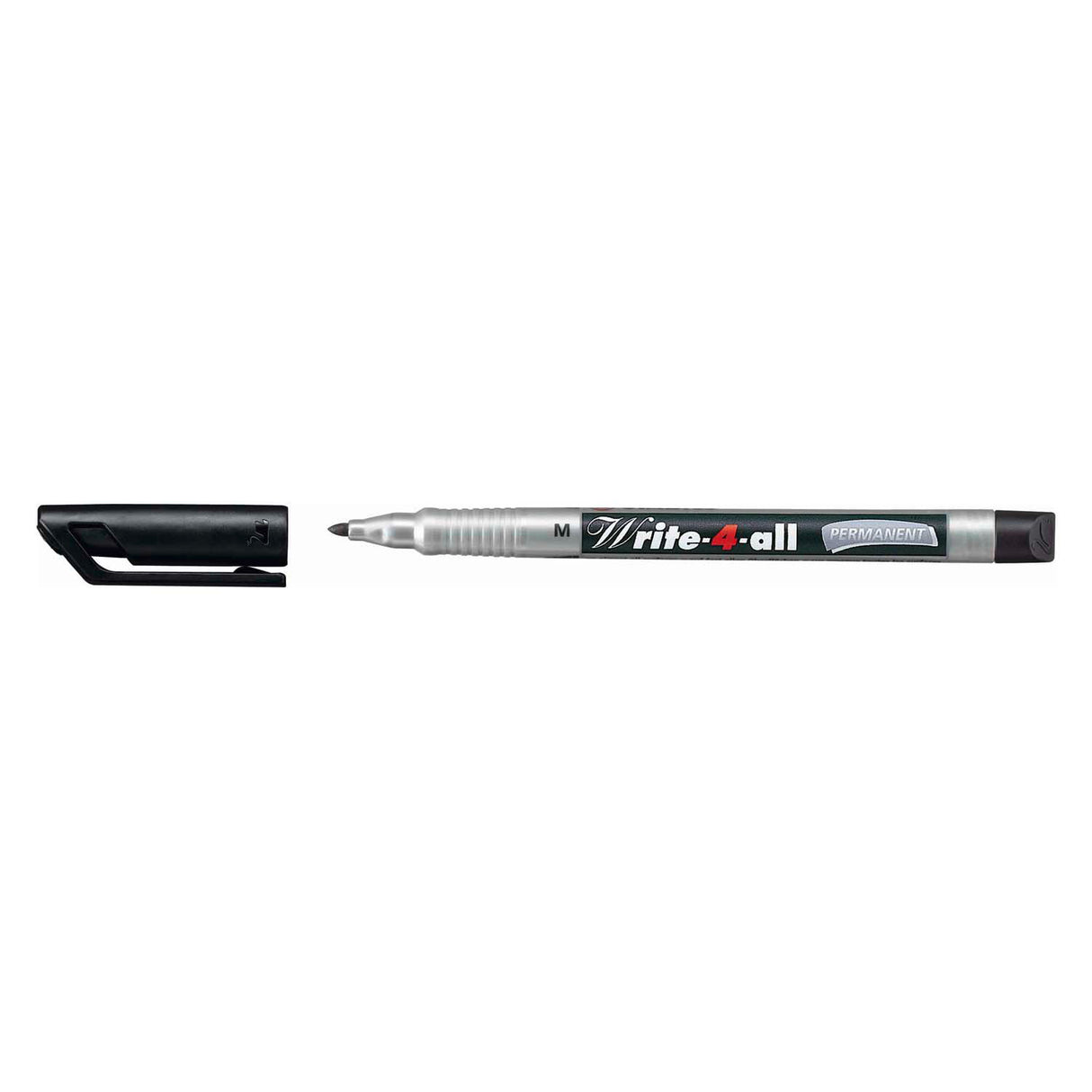 Stabilo write-4-all - permanentný popisovač - medium - black