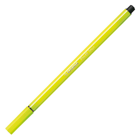 Stabilo pen 68 - felt-tip pen - fluorescent yellow (68 024)