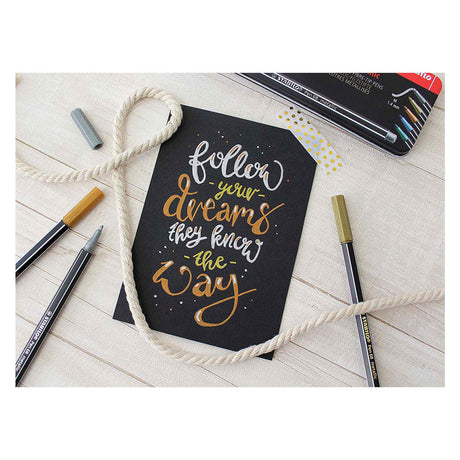 Stabilo pen 68 metallic - felt-tip pen - copper (68 820)