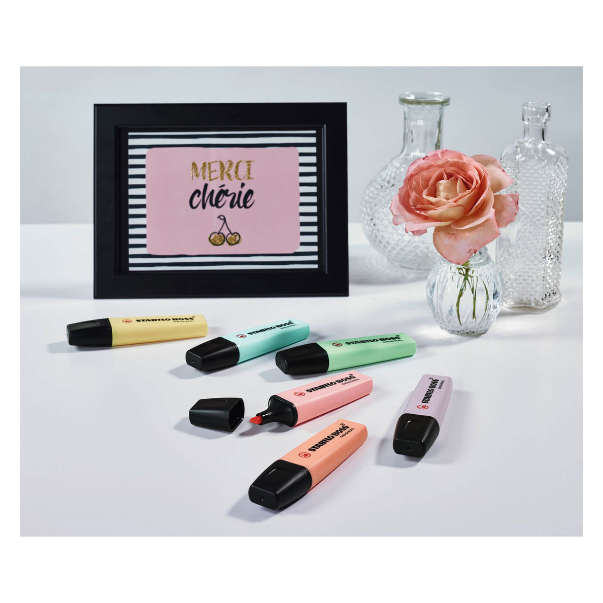 Stabilo original highlighters assorted colours 6-pack
