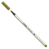 Stabilo pen 68 ecset - filctoll - sárzöld (37)