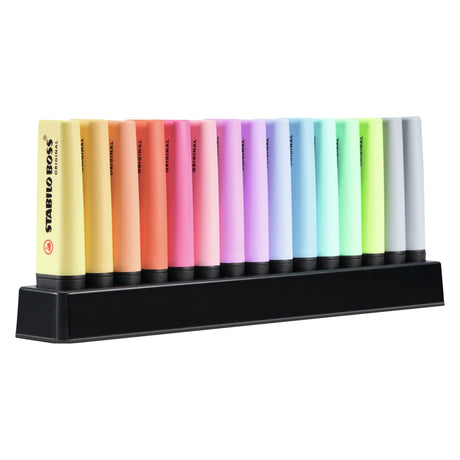 Stabilo boss original highlighters - pastel - 15 pieces - 14 colors