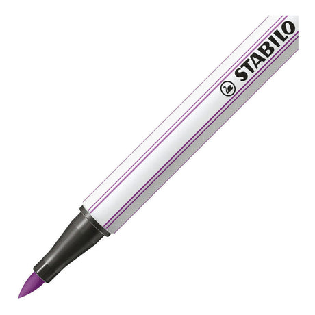 Peann stabilo 68 scuab - peann leid feilte - ealaíne - socraithe le 24 píosa