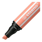 Stabilo pen 68 max - felt-tip pen with a thick chisel tip - apricot