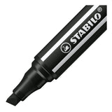 Stabilo Pen 68 max – Filzstift mit dicker Keilspitze – Schwarz