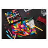 Stabilo Pen 68 max - Filzstift mat décke Meiselspëtz - mëttel kalgrau
