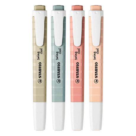 Stabilo Swing Cool Nature Colors Highlighters - 4 pc.