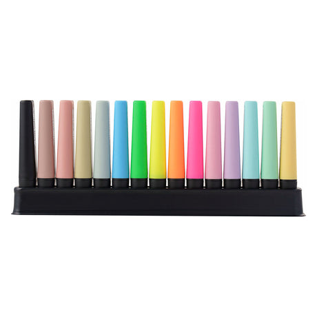 Tacar deisce buaicphointí dathanna nádúrtha pastel bunaidh Stabilo Boss - 15 ríomhaire.