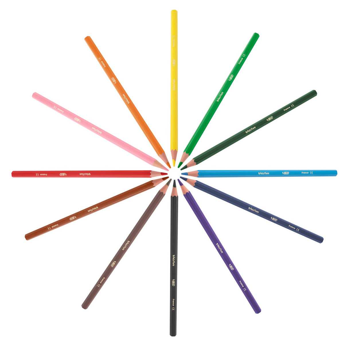 Bic kids ecolutions evolution colored pencils, 60 pcs.