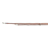 Trixie cavo dog leash adjustable rust graphite gray