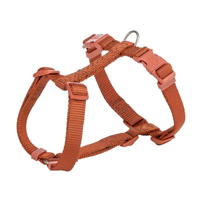 Trixie dog harness premium h-harness rust brown
