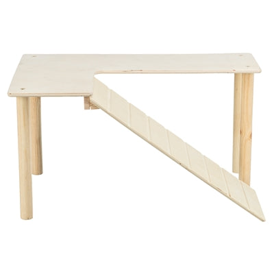 Trixie platform with ramp for mice, hamsters, untreated wood