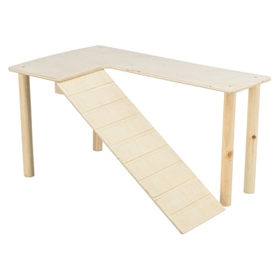 Trixie platform with ramp for mice, hamsters, untreated wood