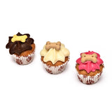 The barking bakery mini iced woofins vanilla and carob trio assorted