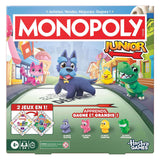 Monopoly junior board game - 2 games in 1 - French edition