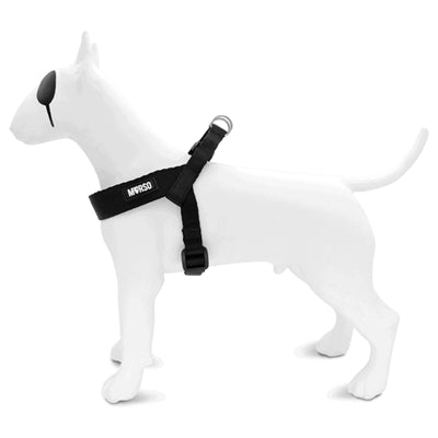 Morso mini dog harness adjustable recycled black