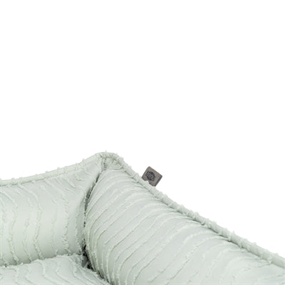 Trixie dog bed Marley Wave angular sage green