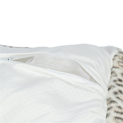 Trixie dog bed Leo angular leopard print cream