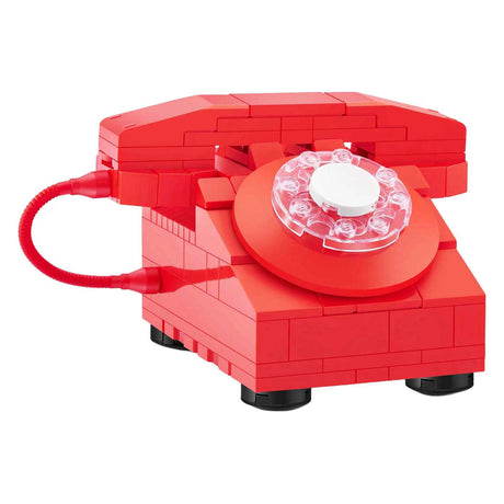Zuru max prémiová retro stavebnica telefónu v guli s prekvapením - 141 ks.