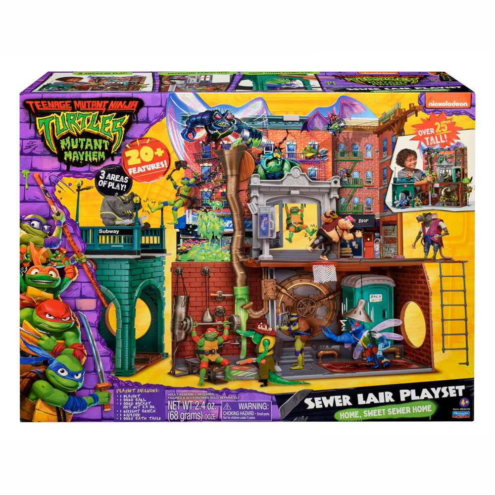 Boti teenage mutant ninja turtles headquarters playset