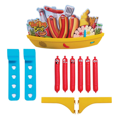 Spectron hot dog drop stick catching game with sound effects