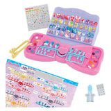 Aquabeads multicolored Nol Set fir Kanner - komplette Nagelstudio mat 60 Nol