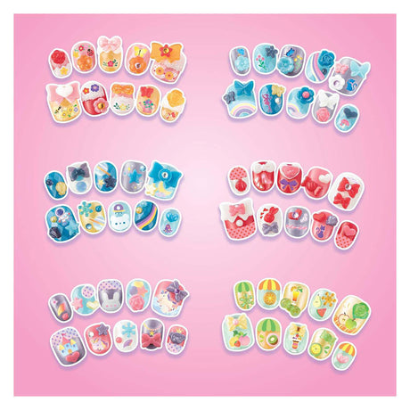 Aquabeads multicolored Nol Set fir Kanner - komplette Nagelstudio mat 60 Nol