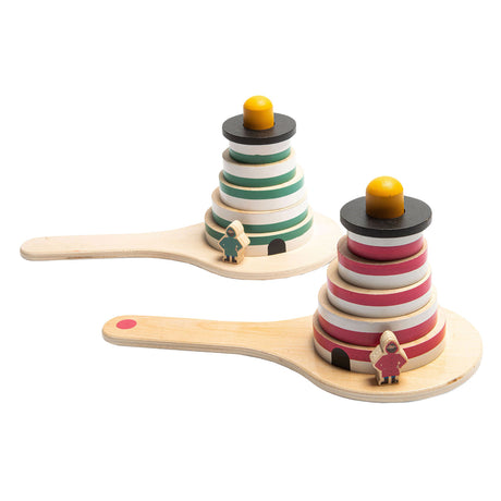 Bs Toys bs sztafeta latarni morskiej - drewno fsc - od 2 do 8 graczy - gra sztafetowa - gra aktywna