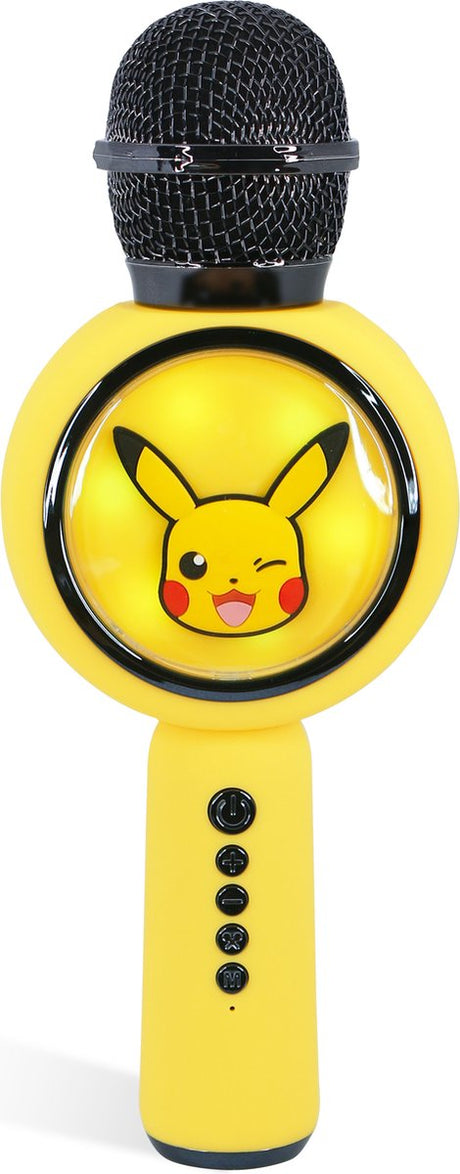 Otl technologies pokémon - wireless karaoke microphone for children - illuminated LED display - speaker - voice distortion