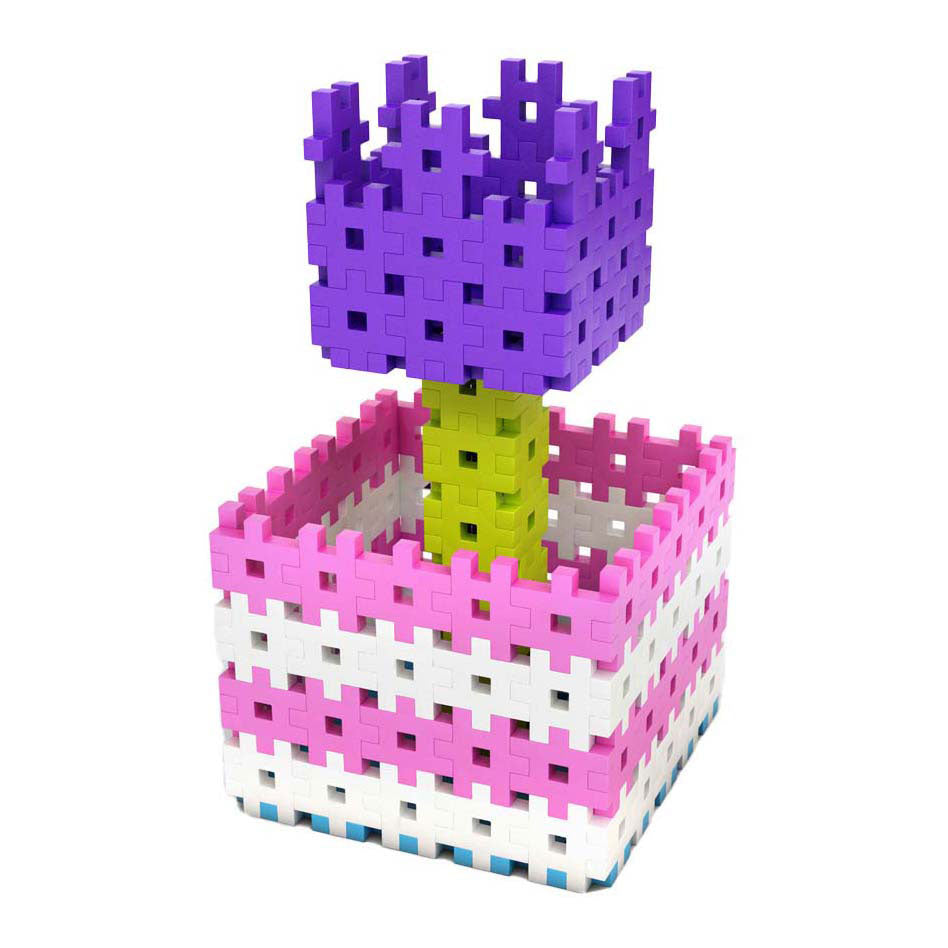 Meli basic pink building blocks, 300 pcs.