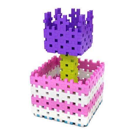 Meli basic pink building blocks, 300 pcs.