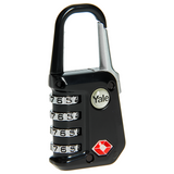 Yale 1060497 - TSA combination padlock black | 3 pieces