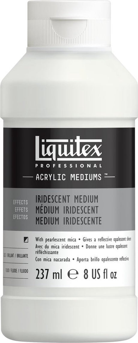 Liquitex 107008 professional iridescent medium 237ml – acrylic additive for brilliant color gloss finish