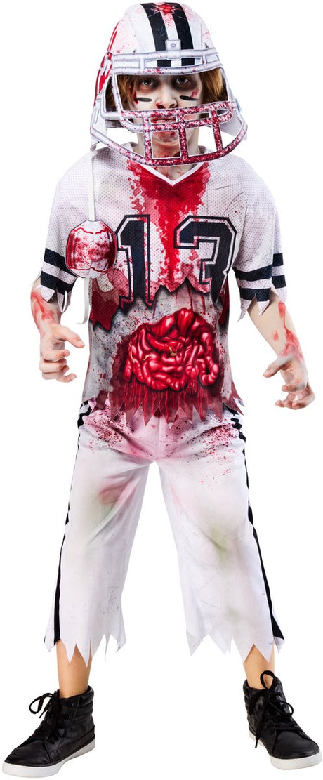 Rubies zombie american footballer child costume - - size 7-8 years