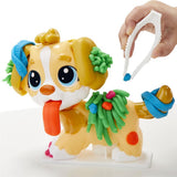 Play-doh vet play set - modeling clay - including 5 pots - crafts for children