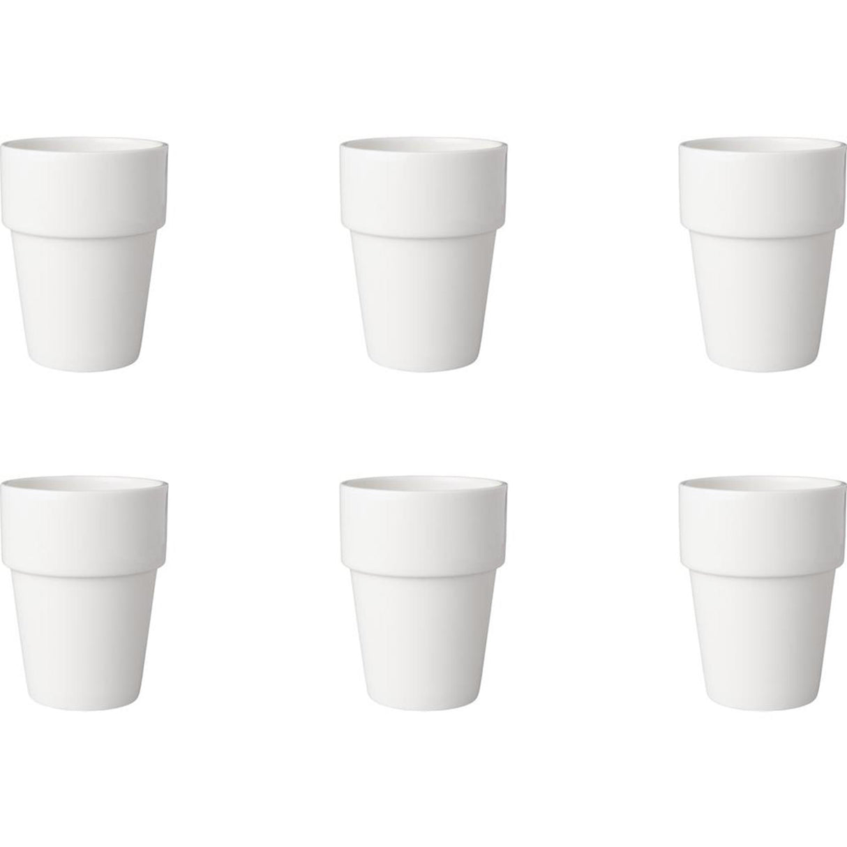 Mammoet tejespohár budgetline porcelán 190ml fehér (6 db-os készlet) átm.7,5xh10