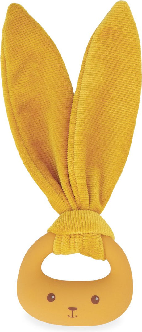 Kaloo lapinoo – rabbit teething ring - ocher yellow color