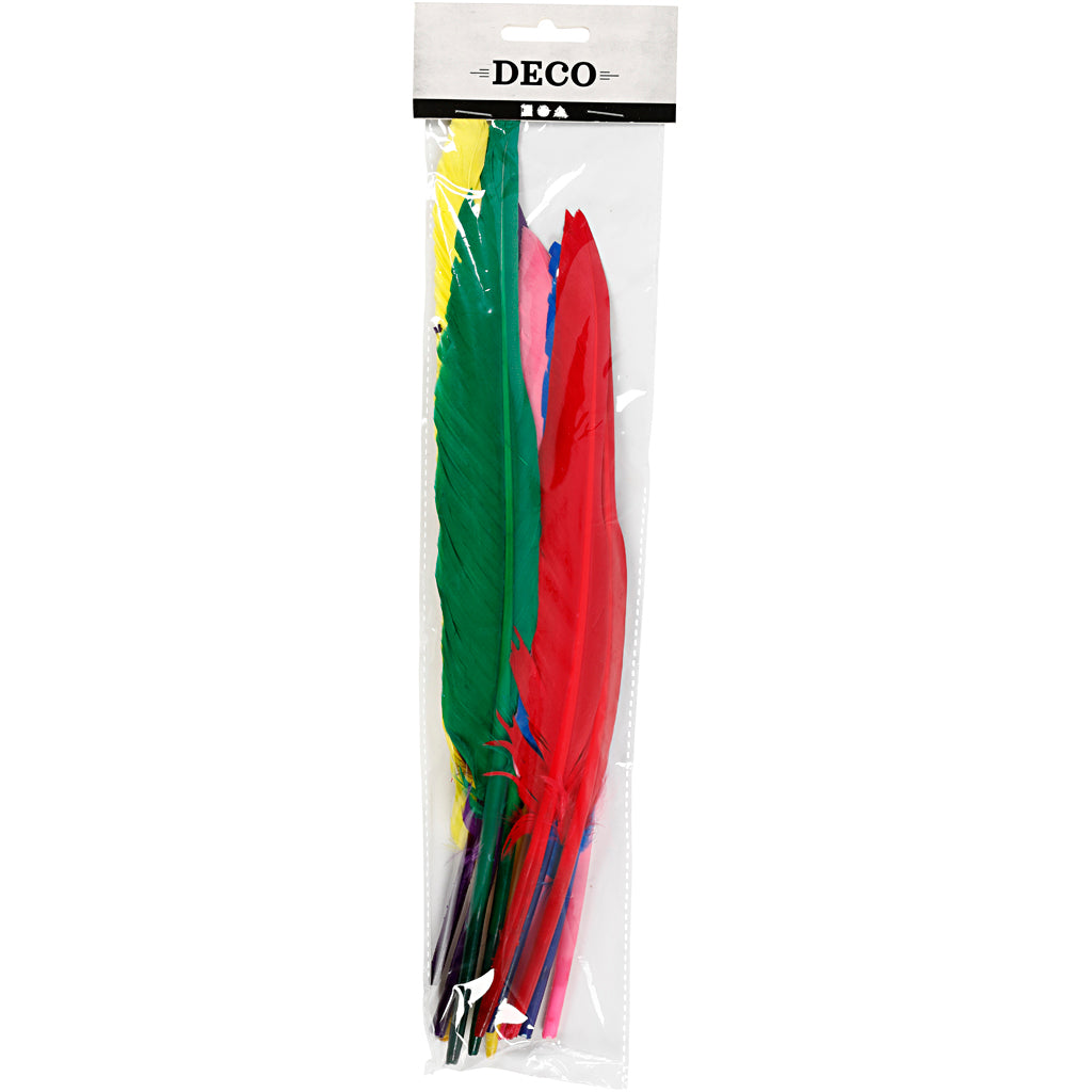 Creativ company https: www.cchobby.nl feathers-l-27-cm-various-colors-12-piece-1-box